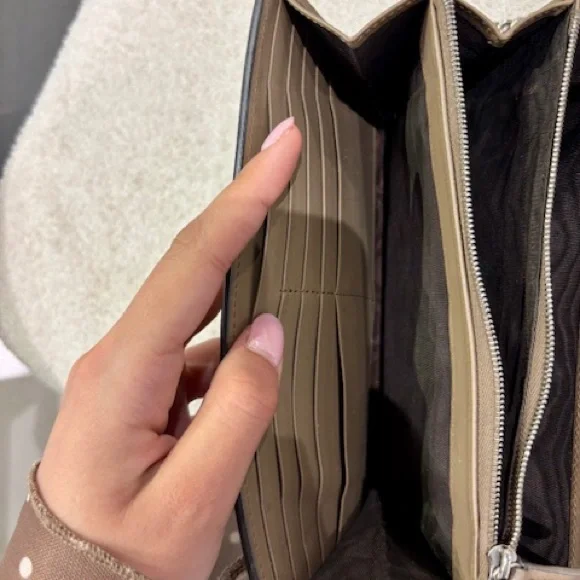 Gucci Cream and Gray Clutch with Dionysus Detail - Picture 5 of 7